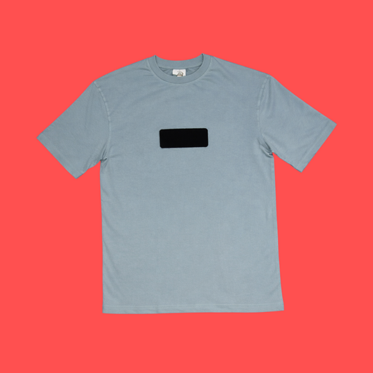 surf blue velcro Tshirt with patches