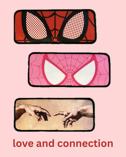 Black Velcro T-shirt with patches